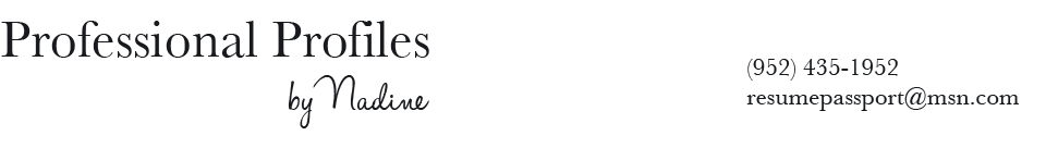 Professional Résumé Writing Services -